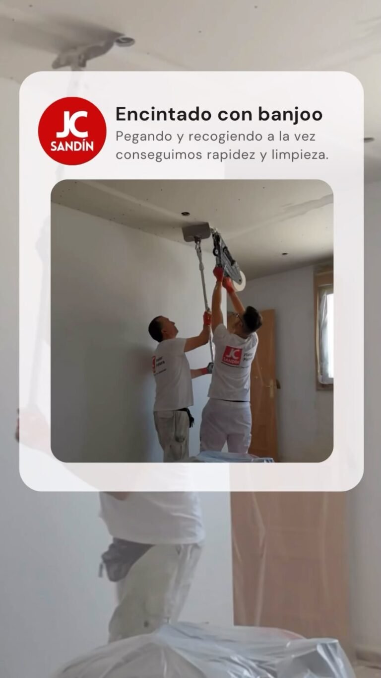 Encintado de juntas de pladur con banjo – vídeo