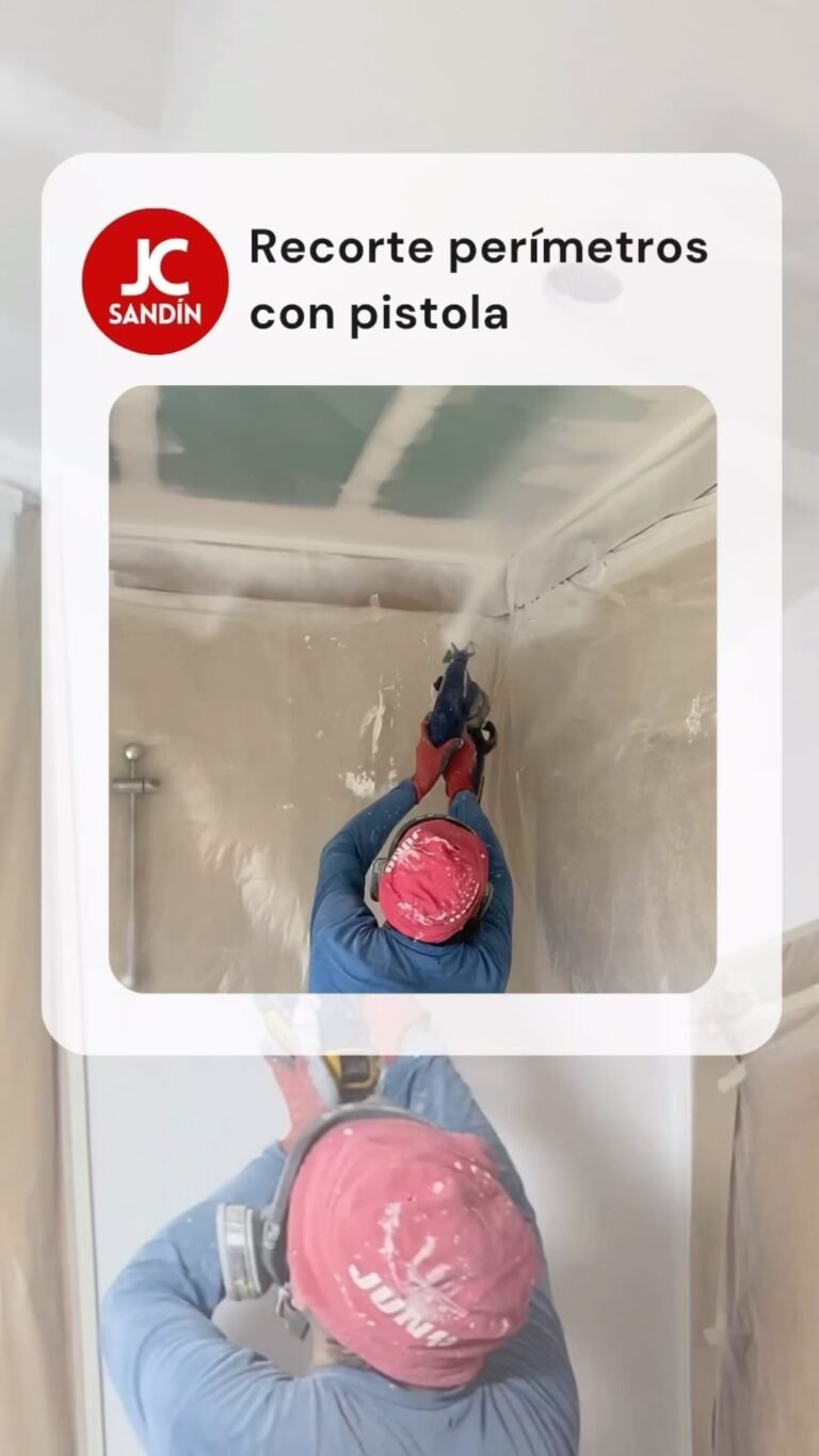 Recorte de perímetros con pistola de pintura – vídeo